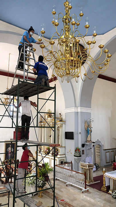 San Juan de Dios chandelier San Rafael Bulacan