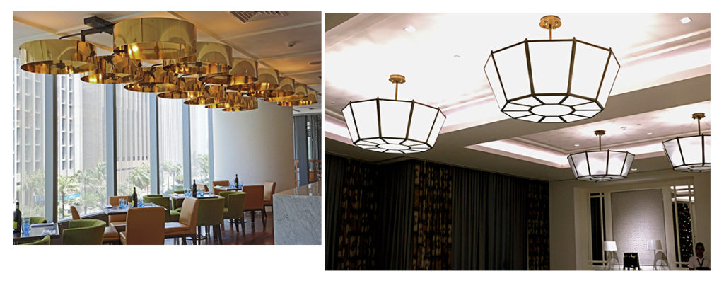 fabricated pendant lamps